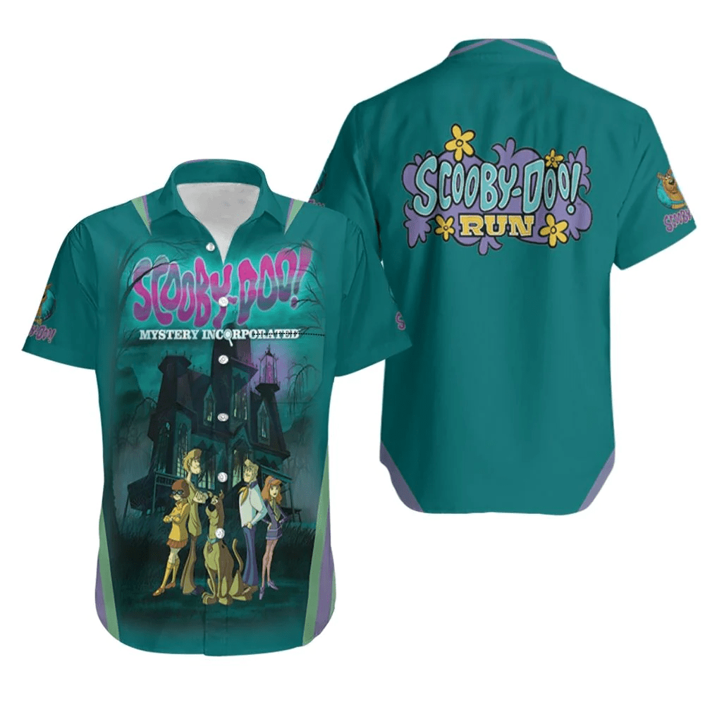 Scooby-Doo Trendy Hawaiian Shirt Scooby-Doo Run Mystery Incorporated Hawaii Shirt Cute Scooby-Doo Aloha Shirt 2022