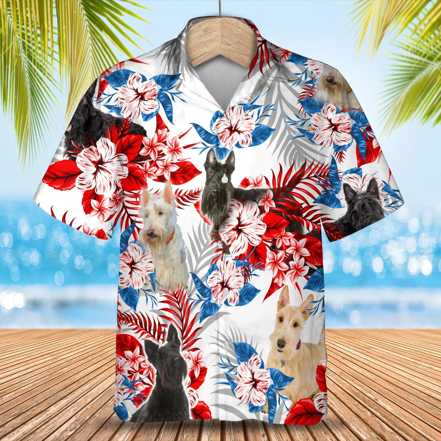 Scottish Terrier Trendy Hawaiian Shirt – Gift For Summer, Summer Aloha Shirt, Trendy Hawaiian Shirt For Men And Women Scottish Terrier Trendy Hawaiian Shirt – Gift For Summer, Summer Aloha Shirt, Trendy Hawaiian Shirt For Men And Women