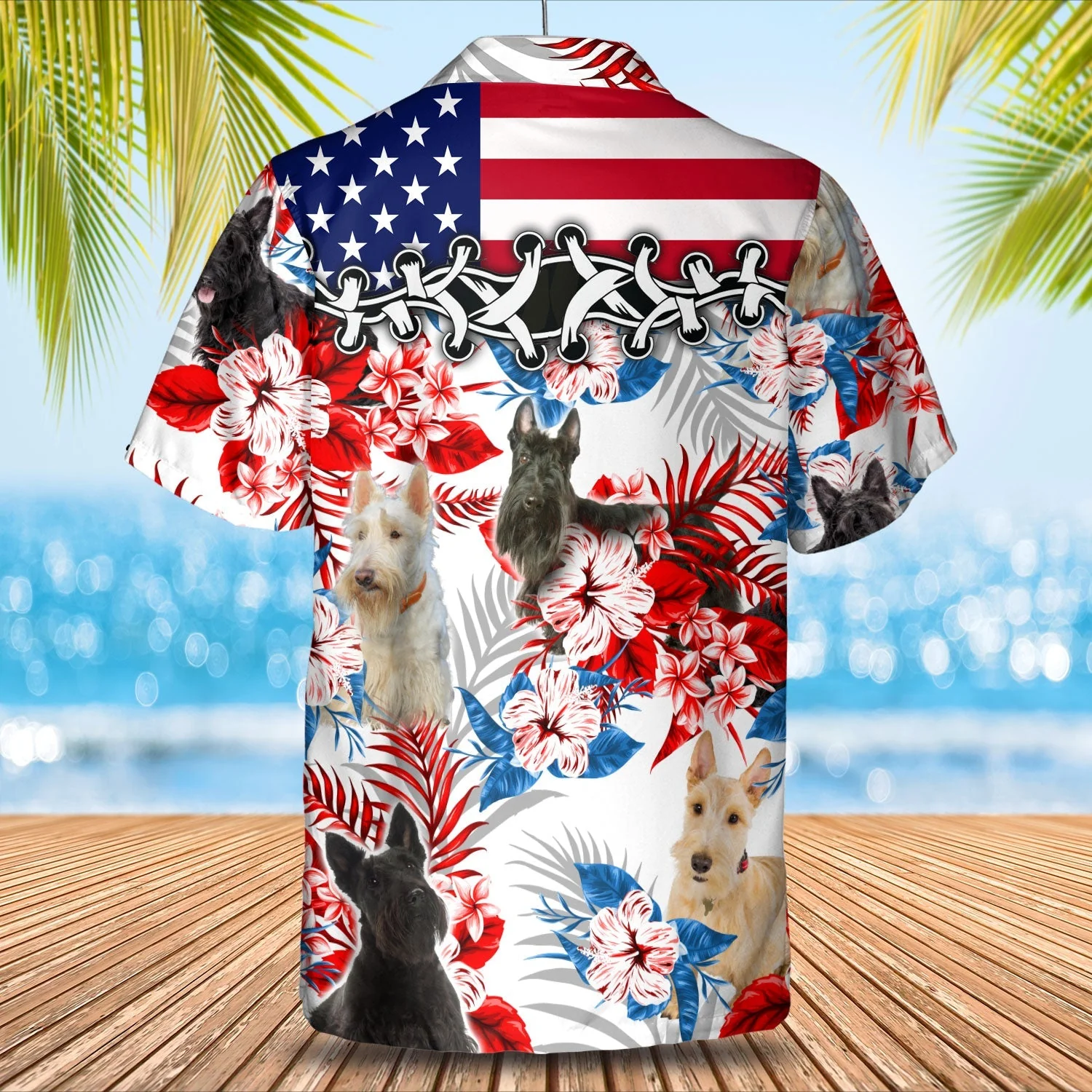 Scottish Terrier Trendy Hawaiian Shirt – Gift For Summer, Summer Aloha Shirt, Trendy Hawaiian Shirt For Men And Women