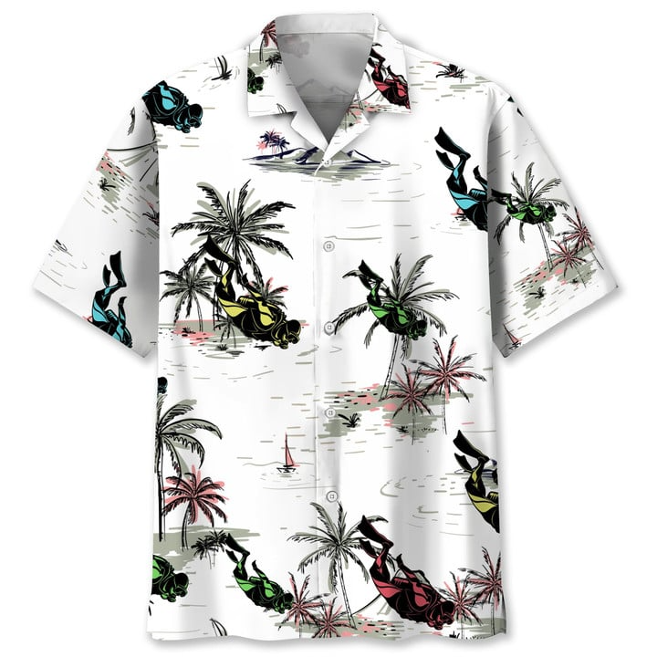 Scuba Diving Coconut Hawaii Shirt
