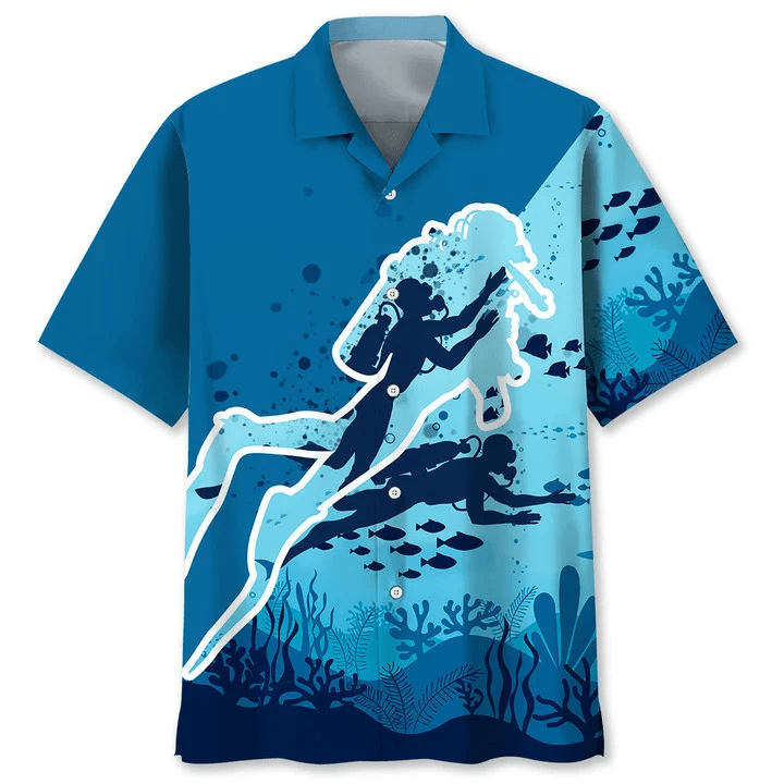 Scuba Diving Dive Ocean Trendy Hawaiian Shirt, Scuba Diving Shirt, Scuba Diver Shirt, Trendy Hawaiian Shirt For Men And Women Scuba Diving Dive Ocean Trendy Hawaiian Shirt, Scuba Diving Shirt, Scuba Diver Shirt, Trendy Hawaiian Shirt For Men And Women