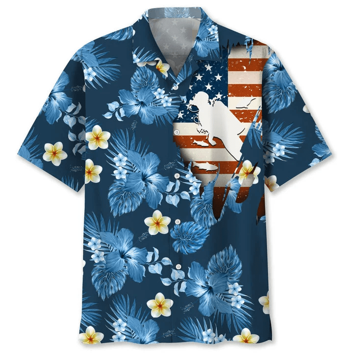 Scuba Diving Usa Blue Tropical Trendy Hawaiian Shirt, Scuba Diving Shirt, Scuba Diver Shirt, Trendy Hawaiian Shirt For Men And Women Scuba Diving Usa Blue Tropical Trendy Hawaiian Shirt, Scuba Diving Shirt, Scuba Diver Shirt, Trendy Hawaiian Shirt For Men And Women