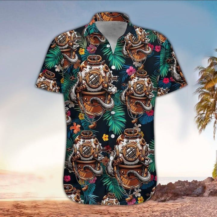 Scuba Helmet Trendy Hawaiian Shirt For Men And Women, Scuba Shirt For Scuba Lover, Perfect Gift Ideas For Scuba Lover Scuba Helmet Trendy Hawaiian Shirt For Men And Women, Scuba Shirt For Scuba Lover, Perfect Gift Ideas For Scuba Lover