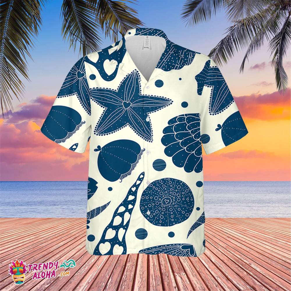 Sea Life Trending Hawaiian Shirt, Summer Vacation Hawaiian Shirt