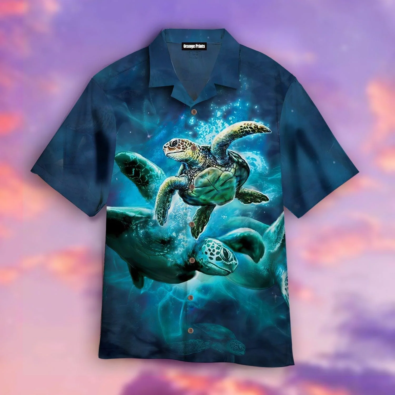 Sea Turtle Trendy Hawaiian Shirt For