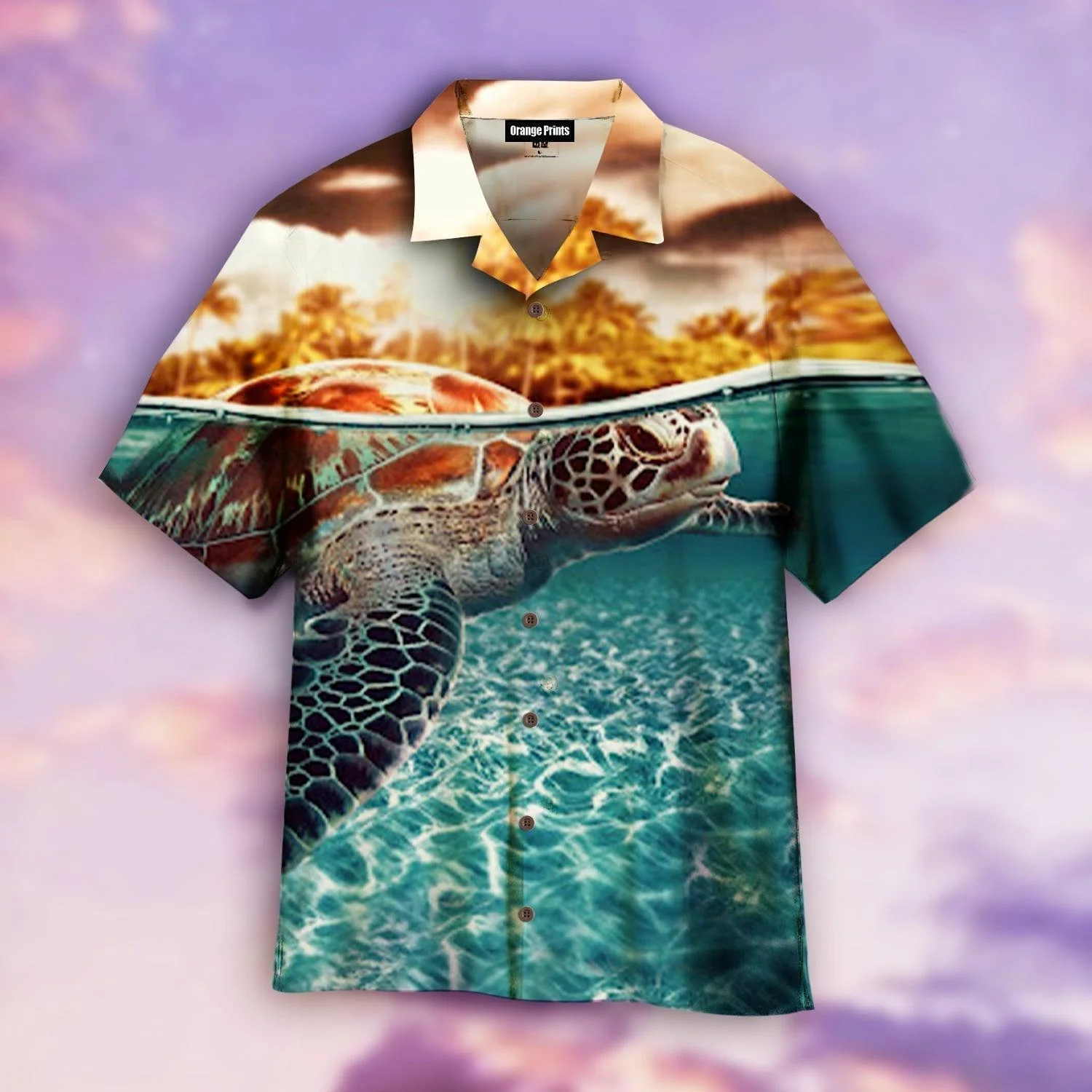 Sea Turtle Trendy Hawaiian Shirt For