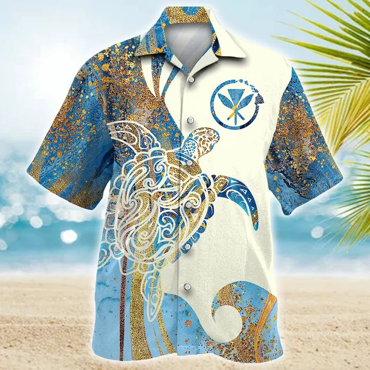 Sea Turtle Trendy Hawaiian Shirt For Men And Women, Turtle Lovers Trendy Hawaiian Shirt, Animal Lovers Shirt, Beach Life Shirt