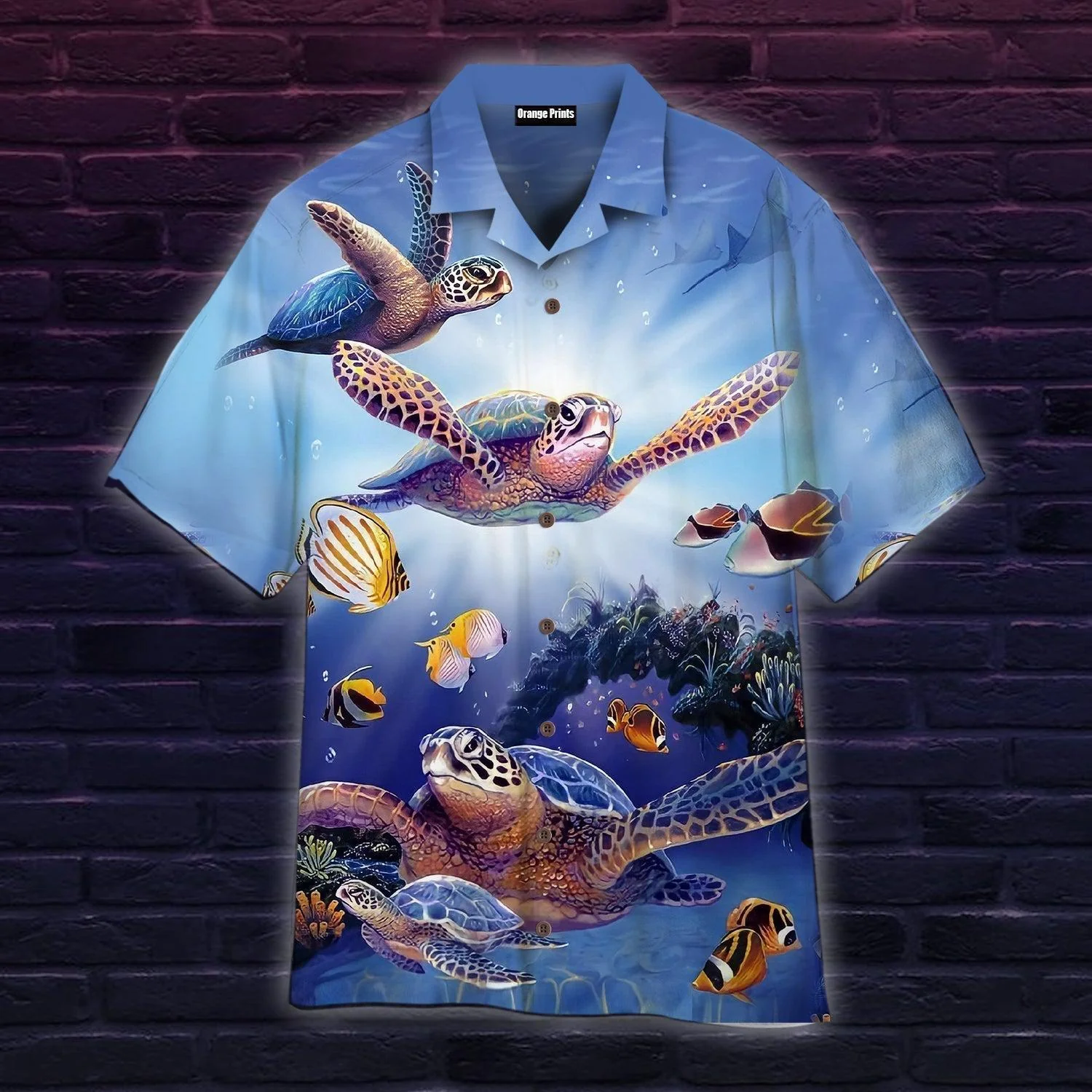 Sea Turtles Trendy Hawaiian Shirt For