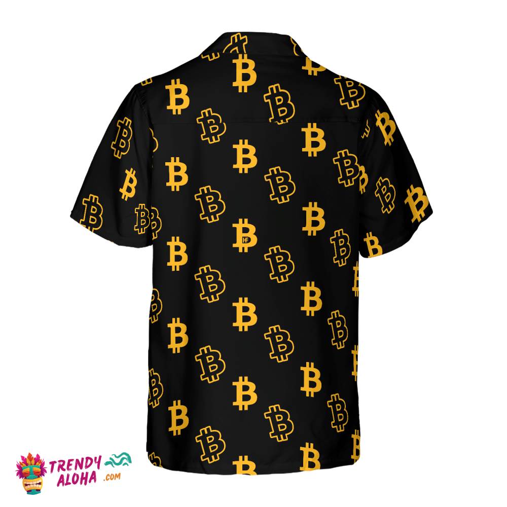 Seamless Bitcoin Hawaiian Shirt