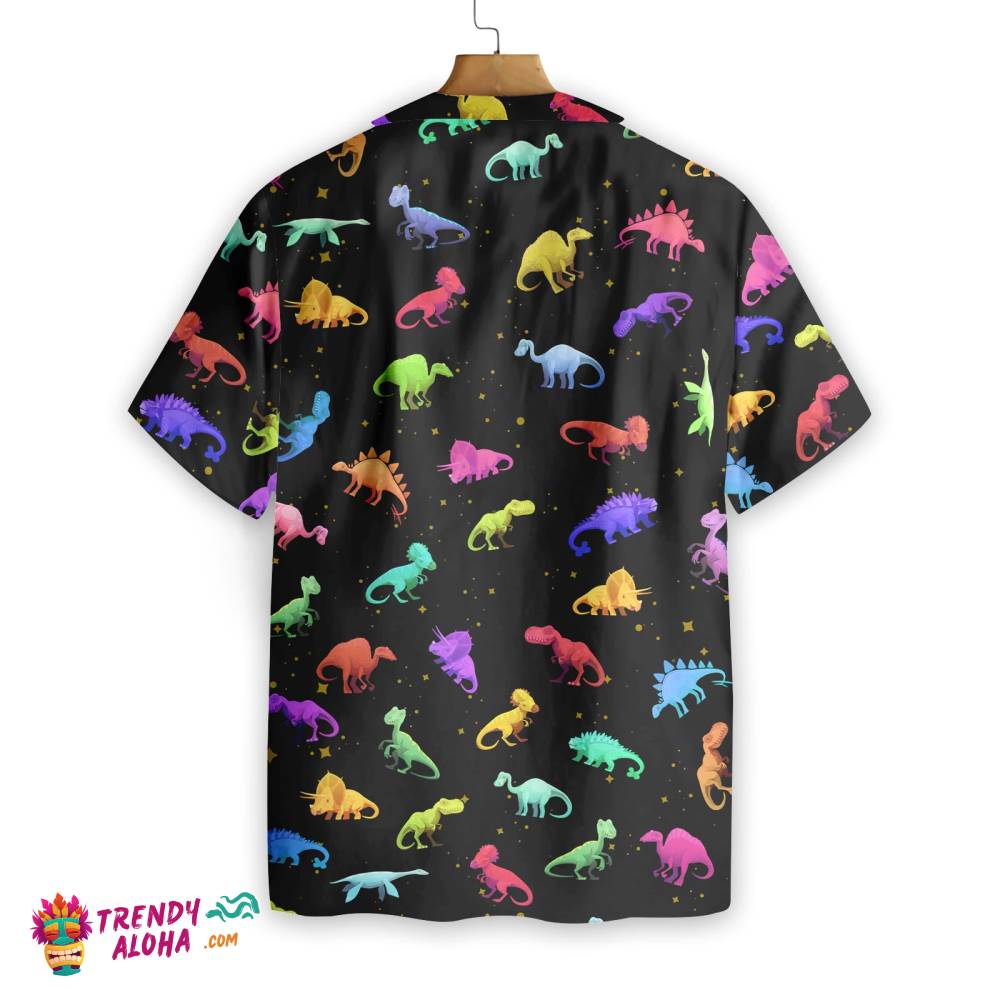 Seamless Dinosaurs Pattern Hawaiian Shirt