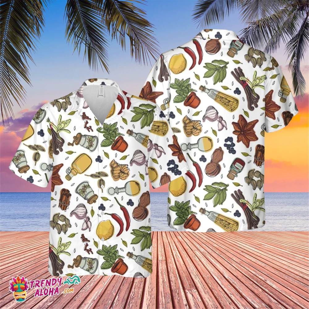 Seasoning Kitchen Seasoning Template Trending Hawaiian Shirt, Summer Vacation Hawaiian Shirt