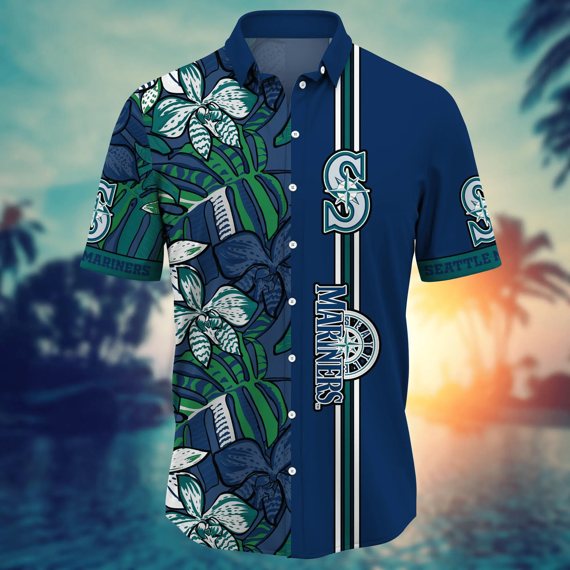 Seattle Mariners MLB Hawaiian Shirt Ice-Cold Drinks Aloha Shirt