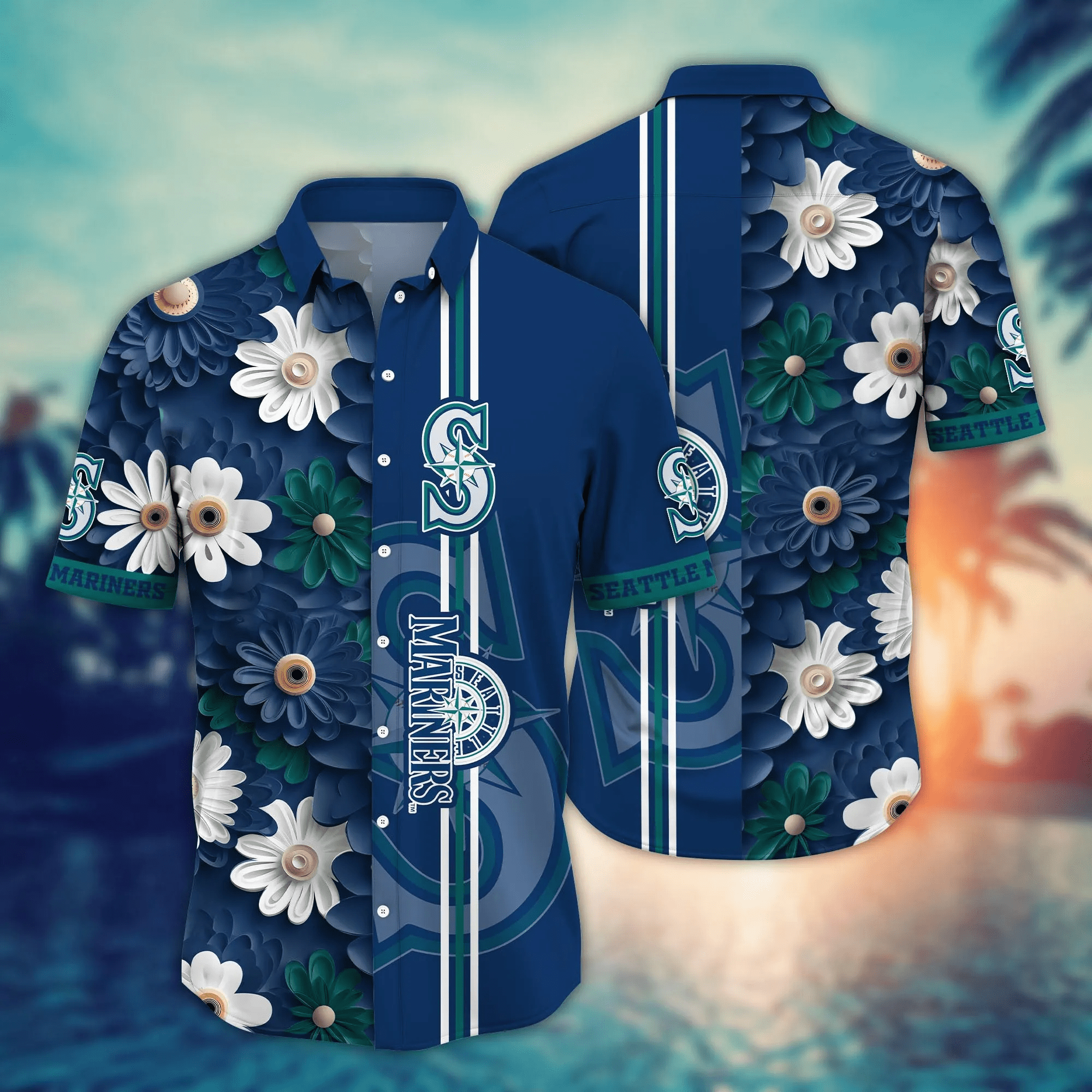 Seattle Mariners MLB Hawaiian Shirt Luminous Aloha Shirt