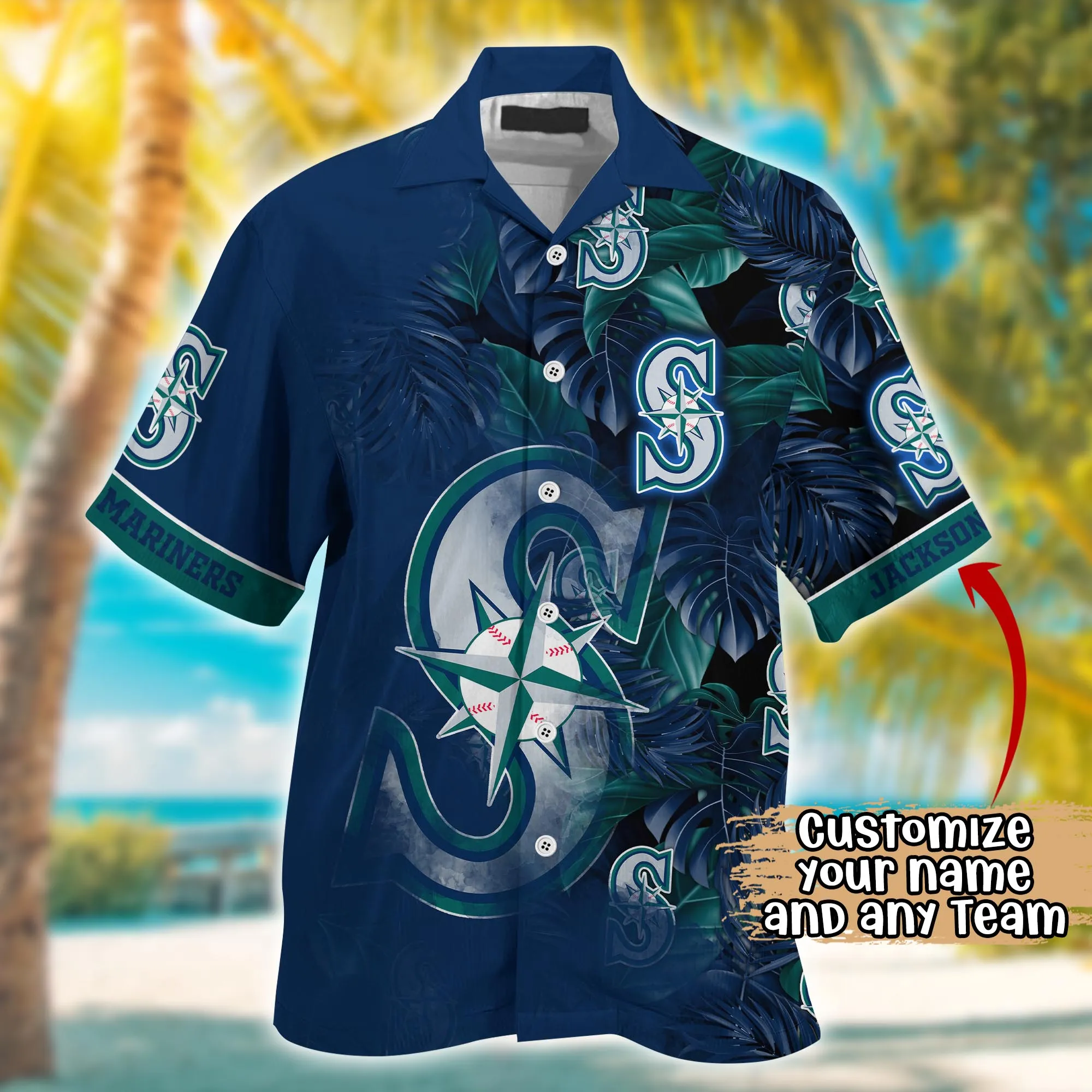 Seattle Mariners MLB Summer Hawaii Shirt And Tshirt Custom Aloha Shirt