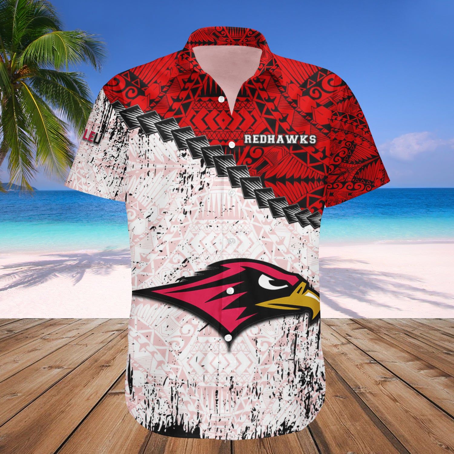 Seattle Redhawks Hawaii Shirt Grunge Polynesian Tattoo – NCAA
