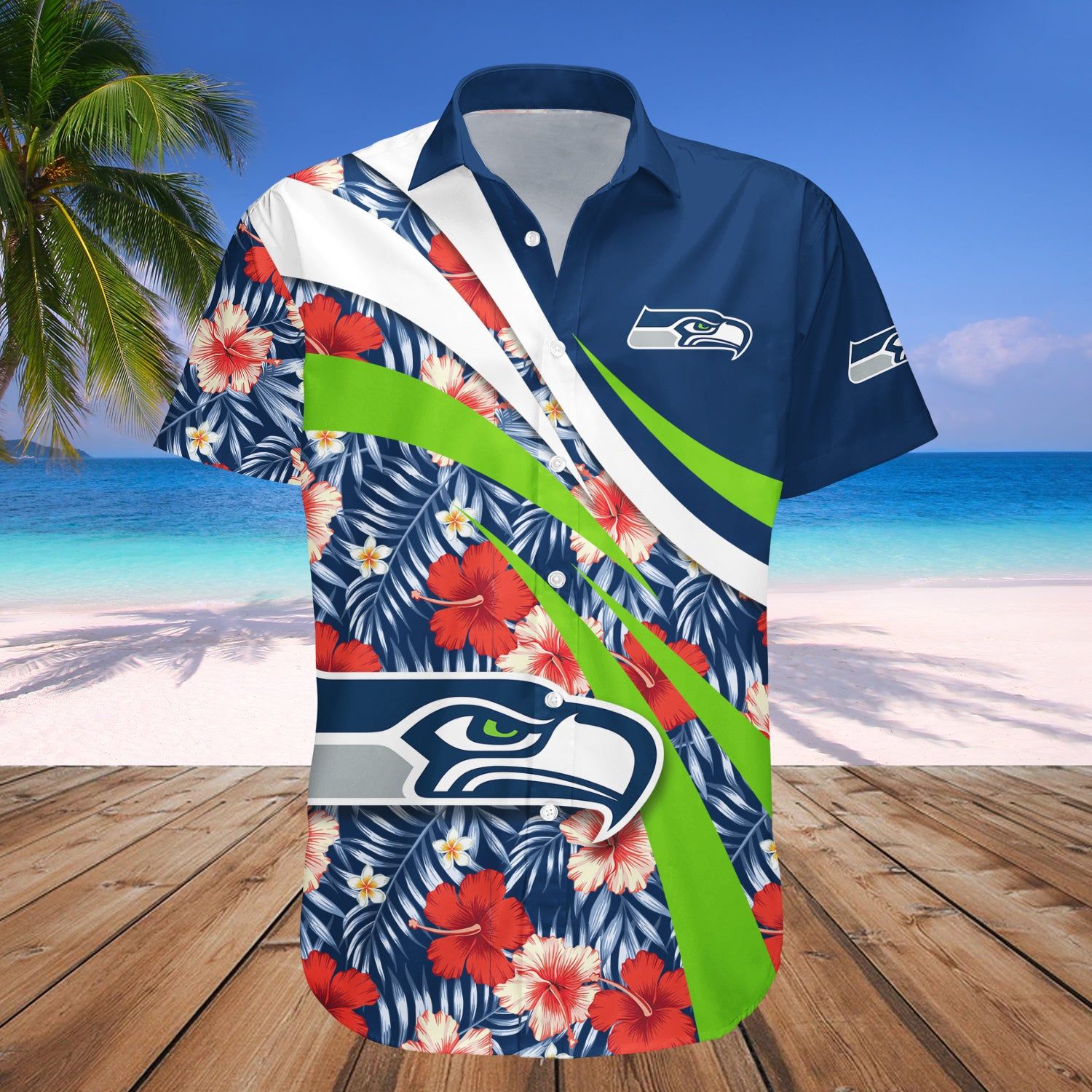 Seattle Seahawks Hawaii Shirt Hibiscus Sport Style – NFL