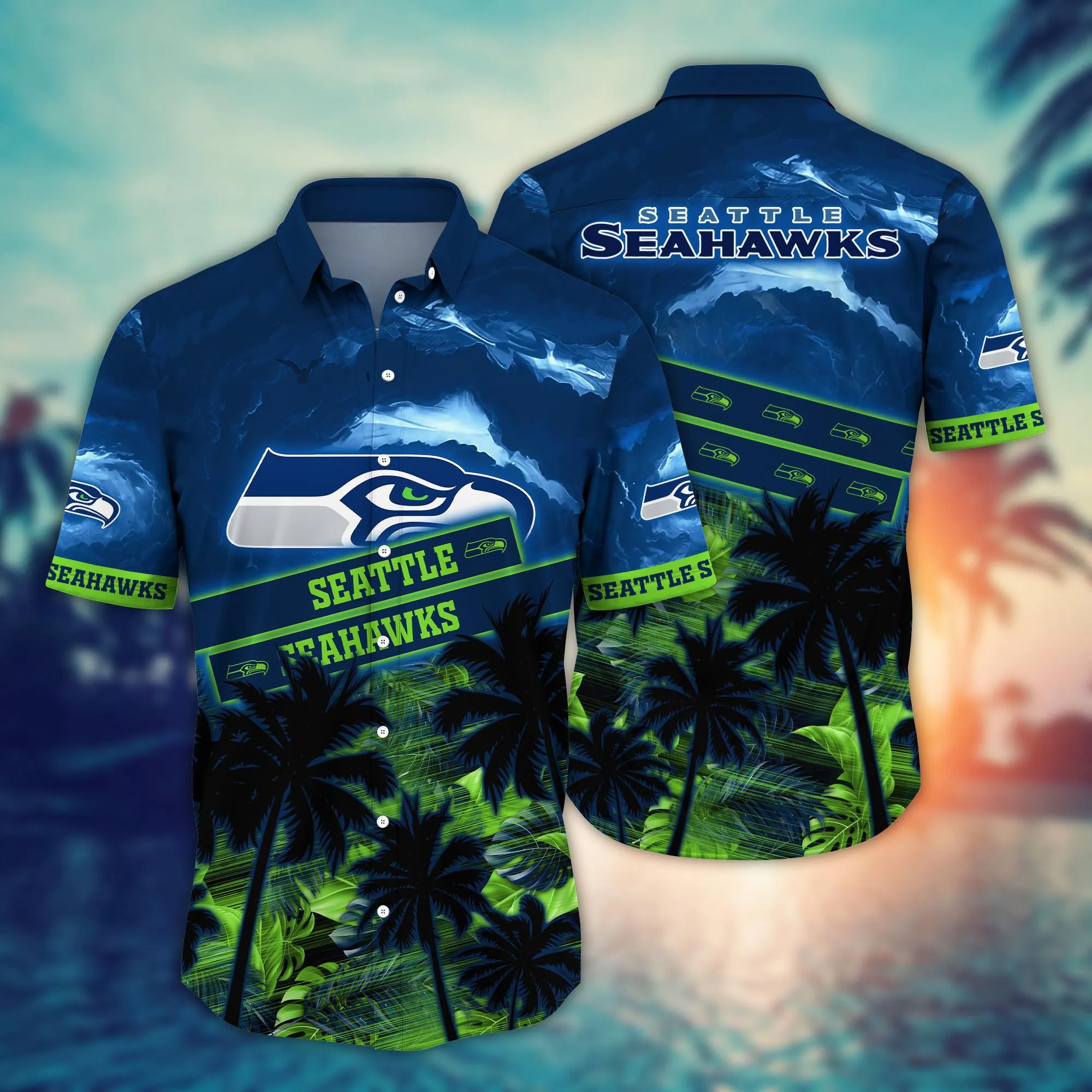 Seattle Seahawks NFL Hawaiian Shirt Summerytime Aloha Shirt