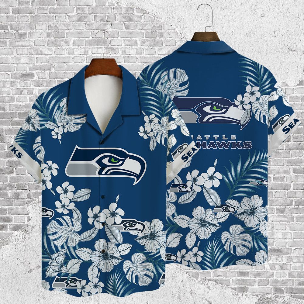 Seattle Seahawks Original Design on Hawaiian Shirt