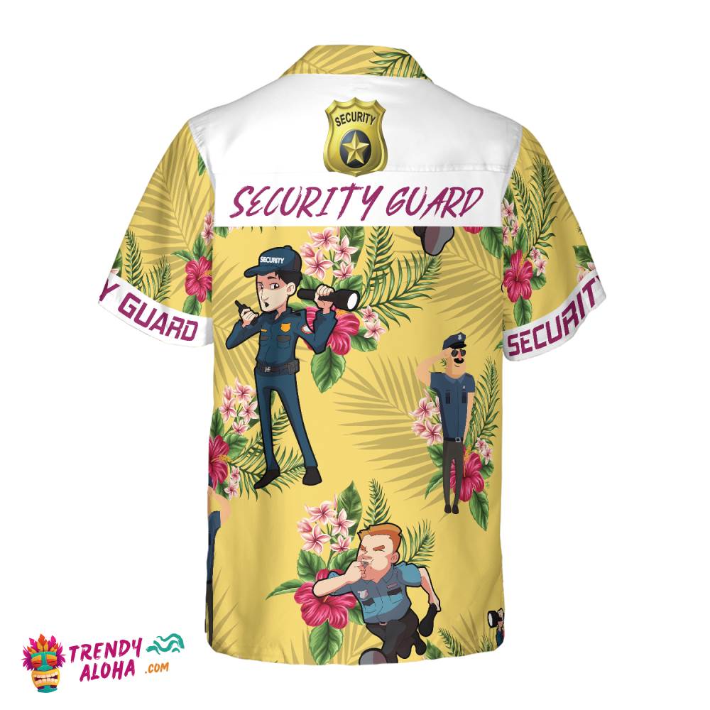 Security Guard Hawaiian Shirt