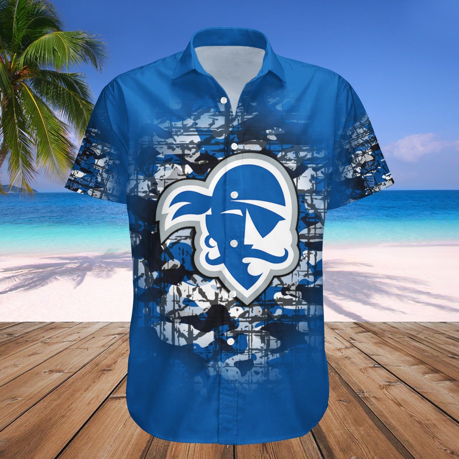 Seton Hall Pirates Hawaii Shirt Camouflage Vintage – NCAA