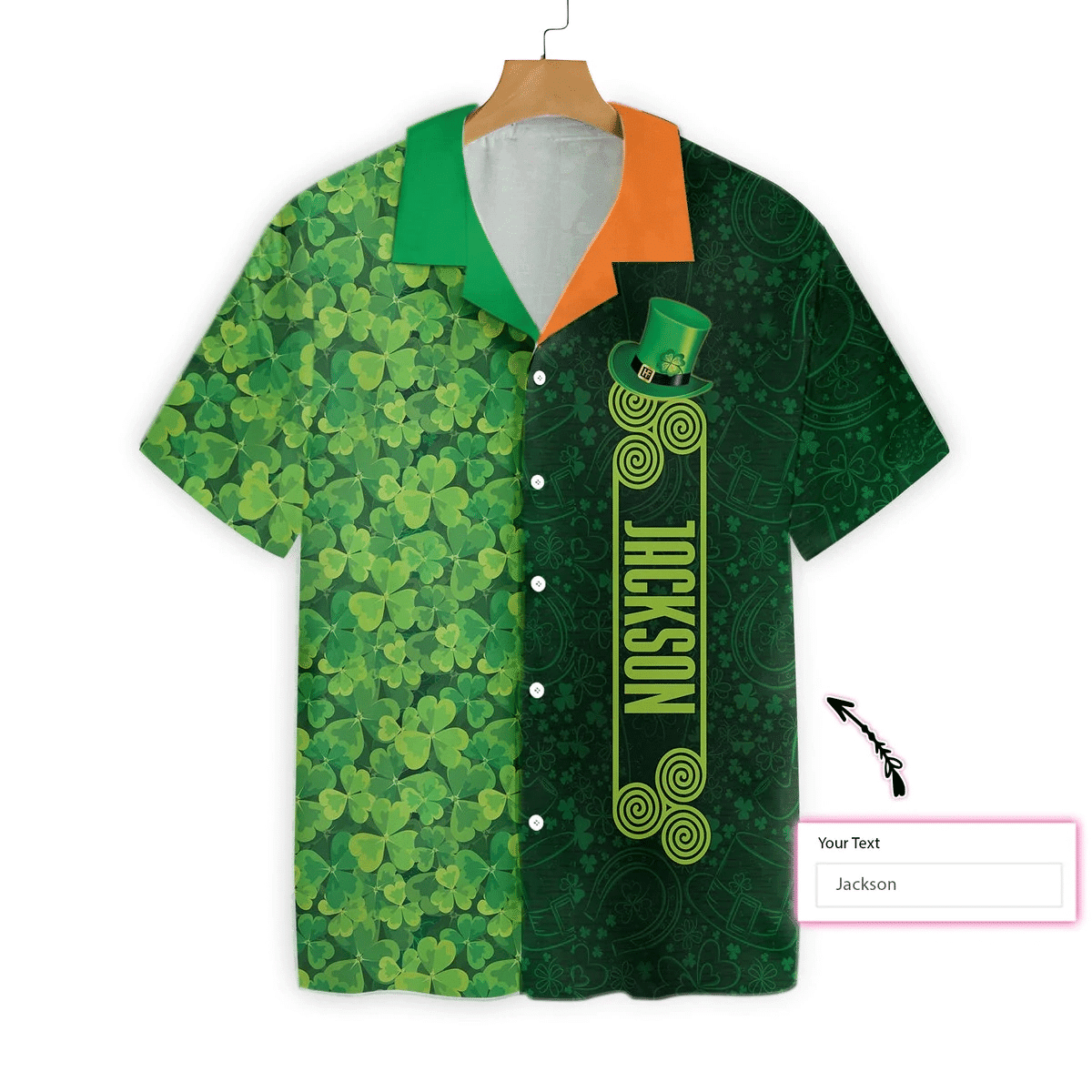Shamrock Happy Saint Patrick’s Day Irish Ireland Personalized Hawaiian Shirt Shamrock Happy Saint Patrick’s Day Irish Ireland Personalized Hawaiian Shirt