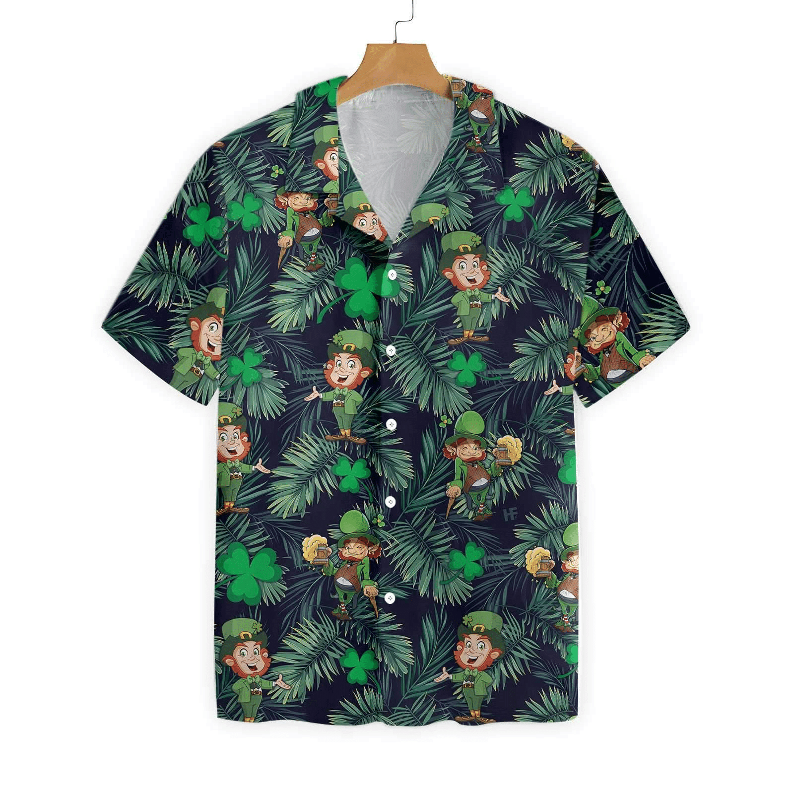 Shamrock Tropicana: Saint Patrick’s Day Hawaiian Shirt