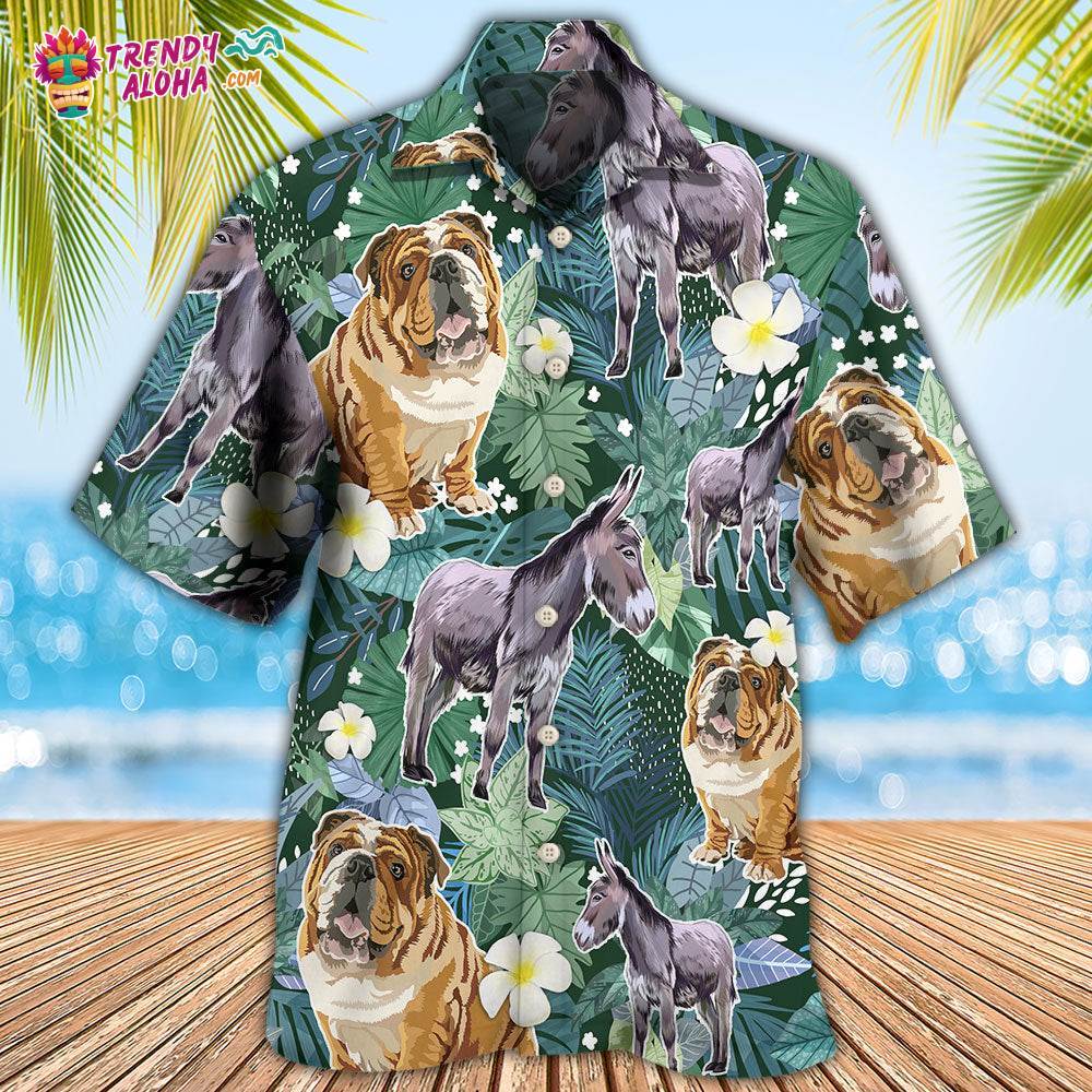 Shar Pei Dog I Like Dogs And Donkeys Hawaiian Shirt – Trendy Aloha