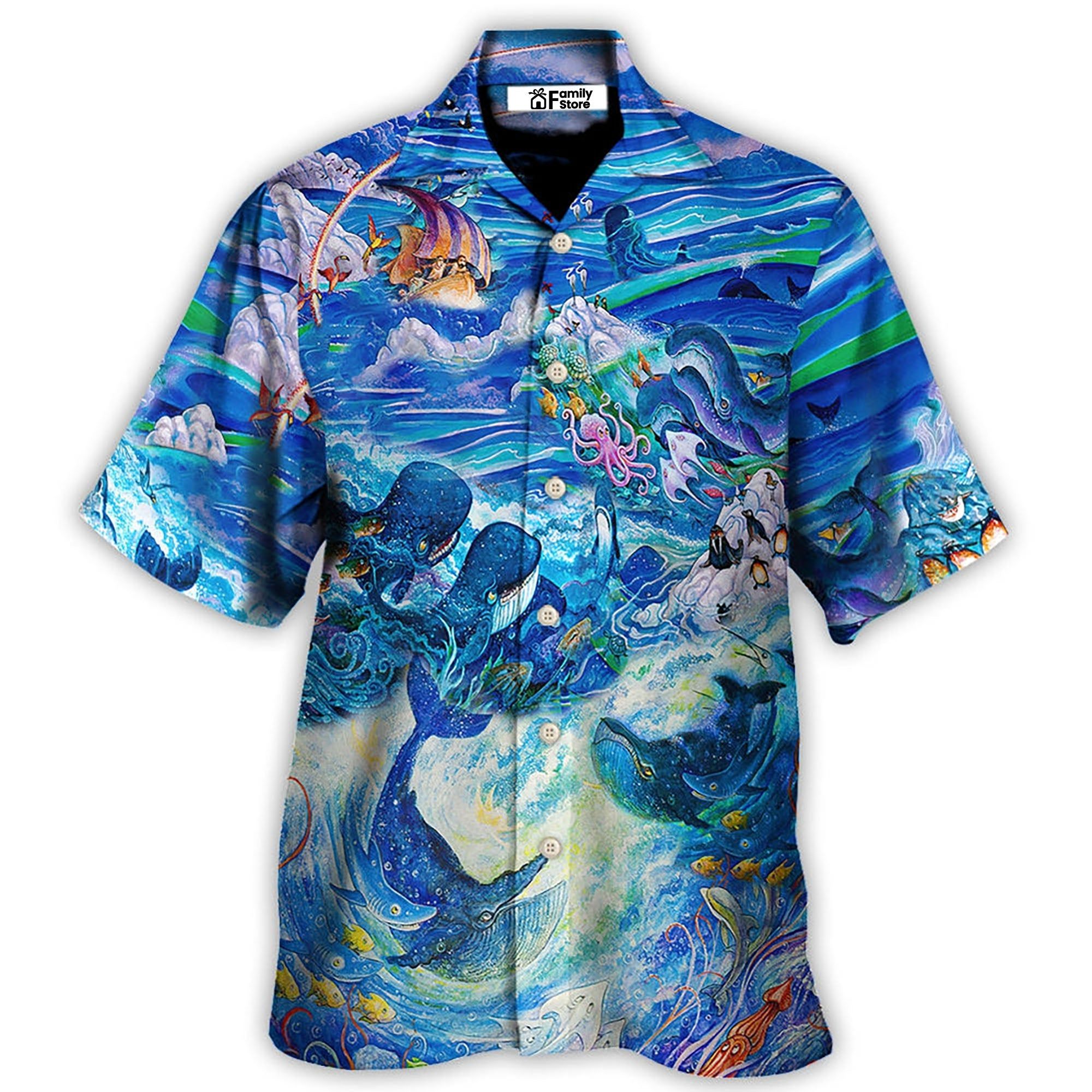 Shark Enjoy Amazing Adventure Hawaiian Shirt Shark Enjoy Amazing Adventure Hawaiian Shirt