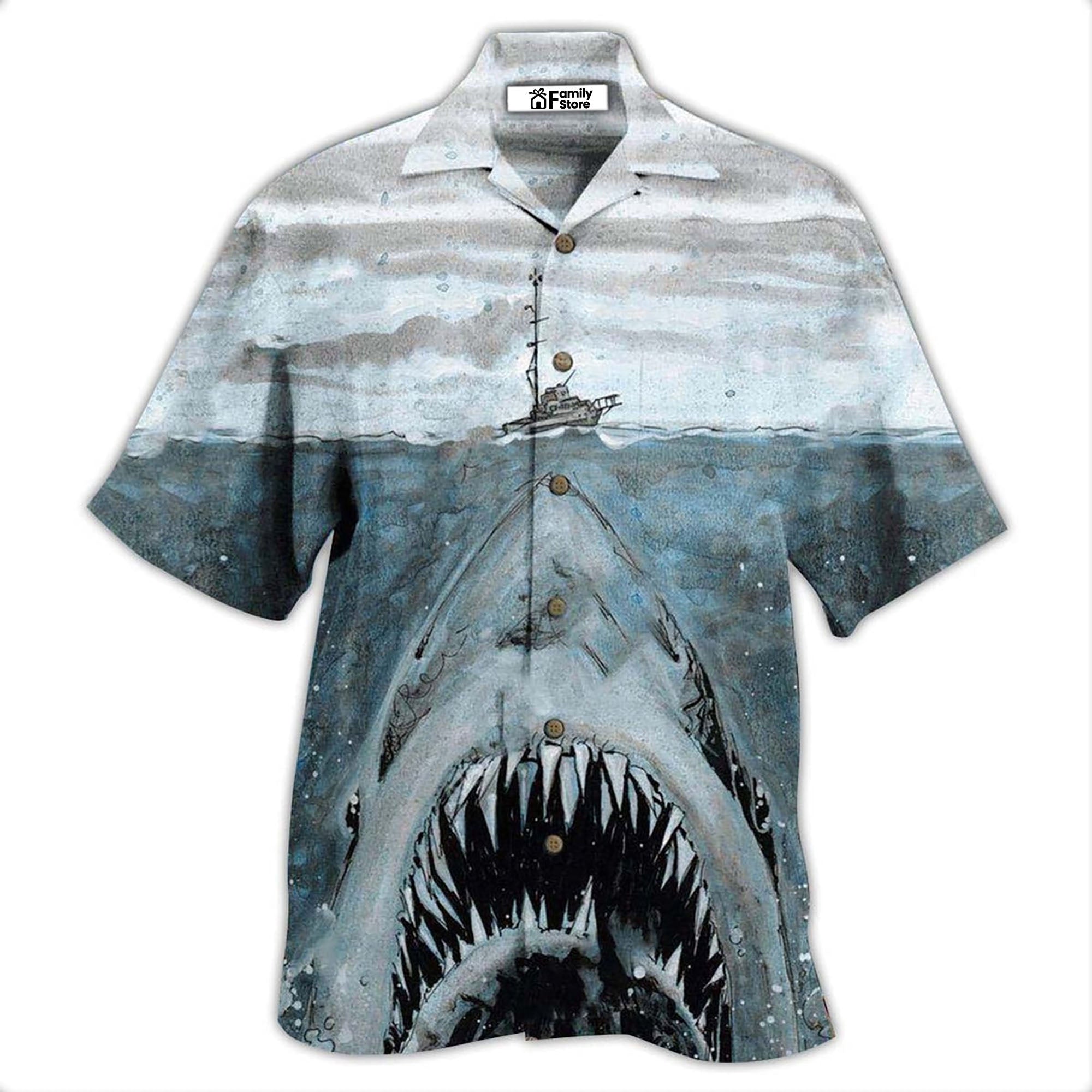 Shark Let Shark Kiss You Hawaiian Shirt Shark Let Shark Kiss You Hawaiian Shirt