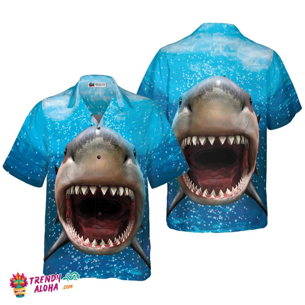Shark Mouth 01 Hawaiian Shirt