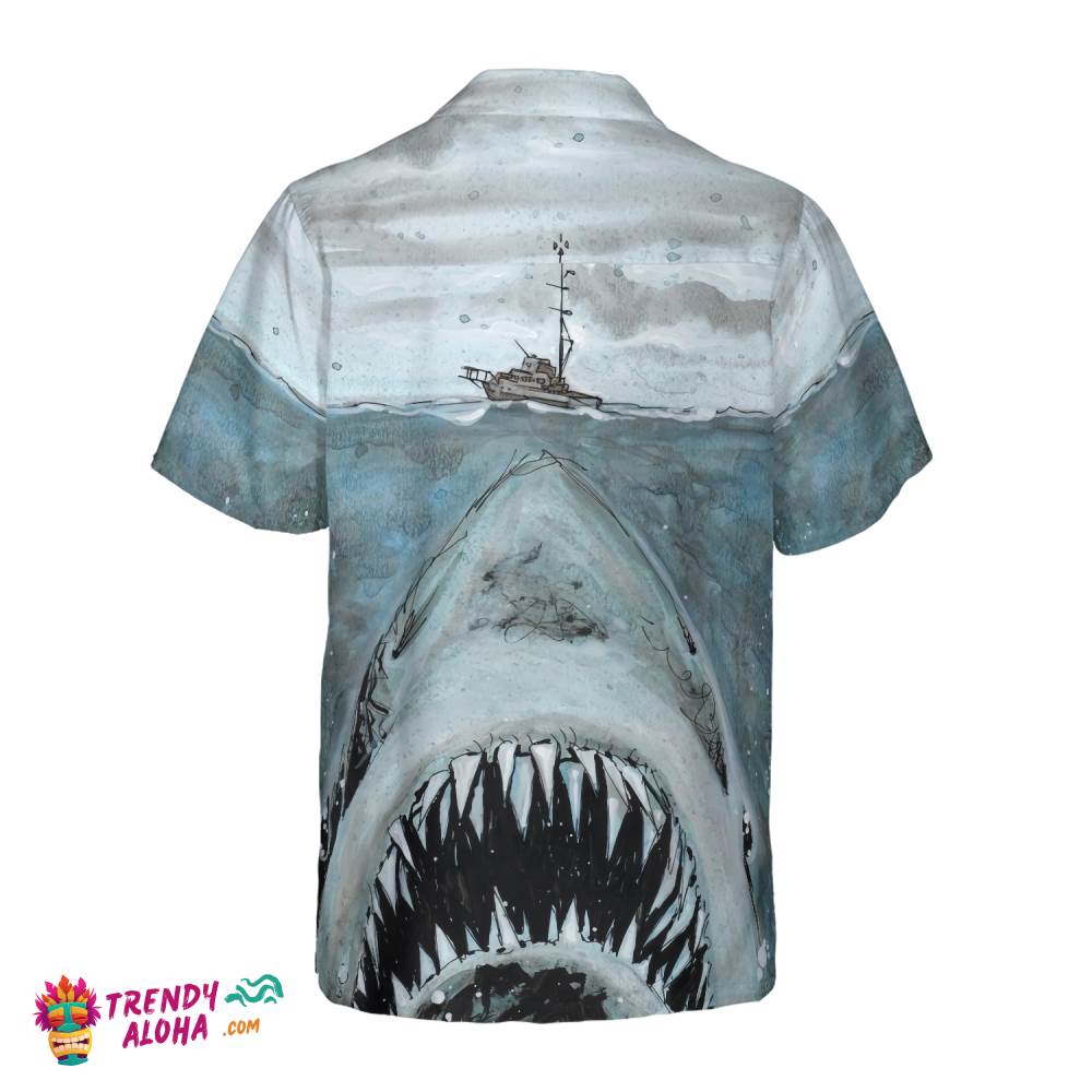 Shark Mouth 02 Hawaiian Shirt
