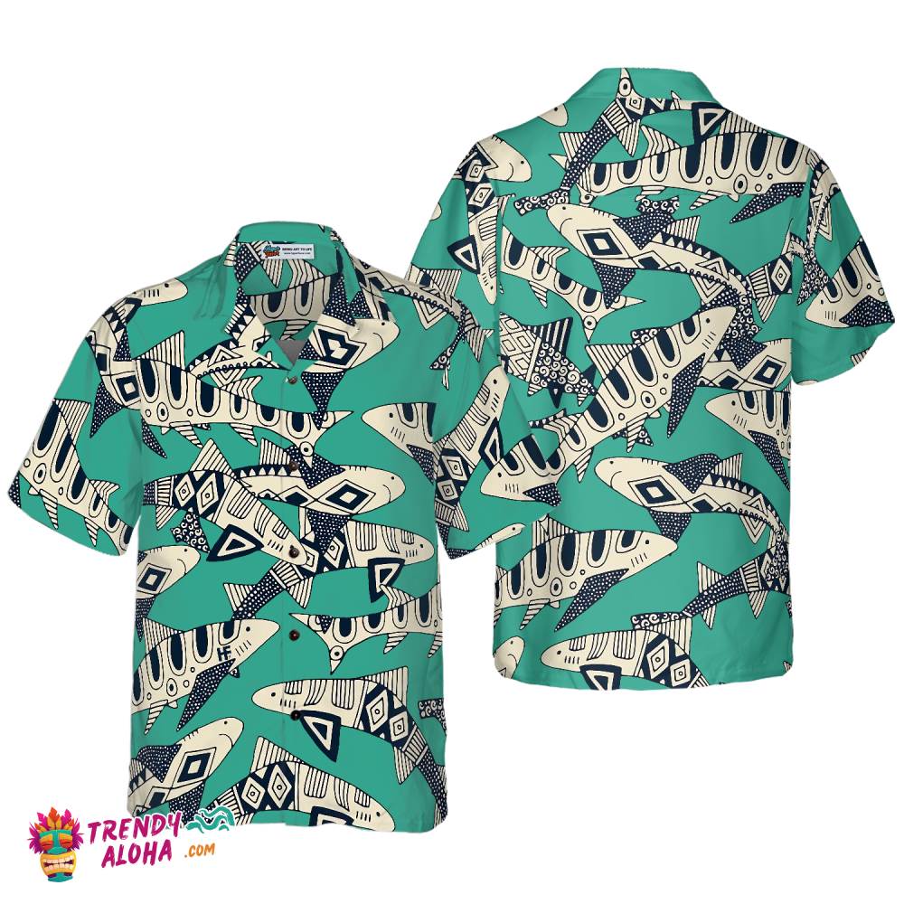 Shark Of The Ocean Hawaiian Shirt