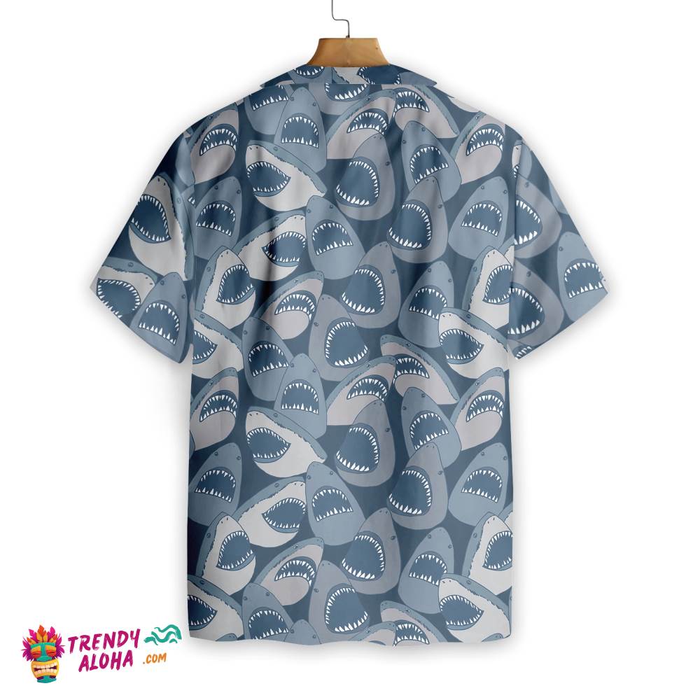 Shark Pattern 09 Hawaiian Shirt