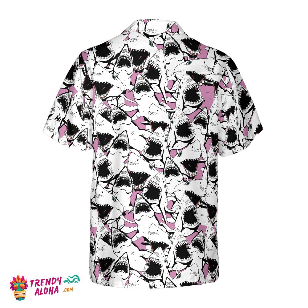 Shark Pattern 10 Hawaiian Shirt