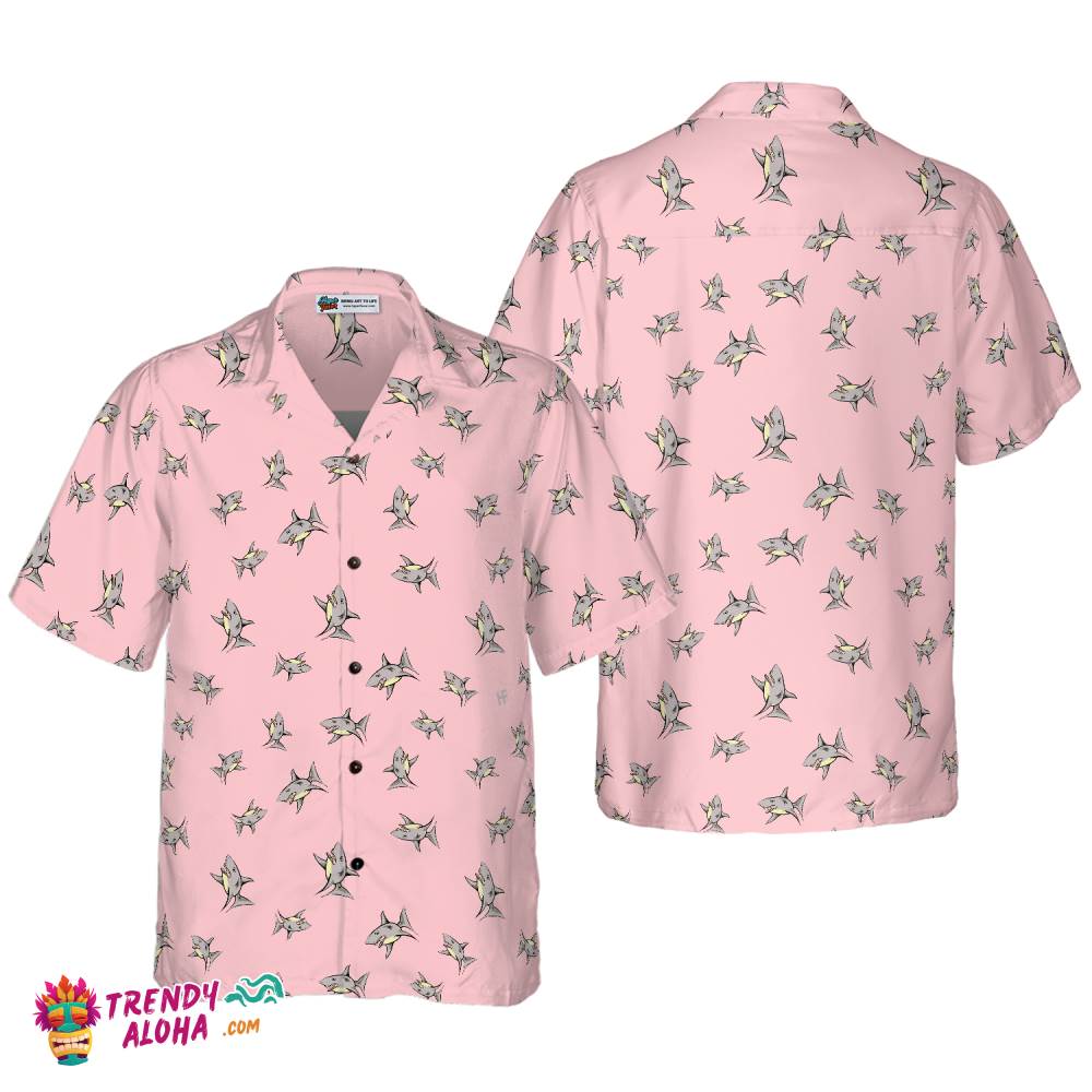 Shark Pattern 12 Hawaiian Shirt