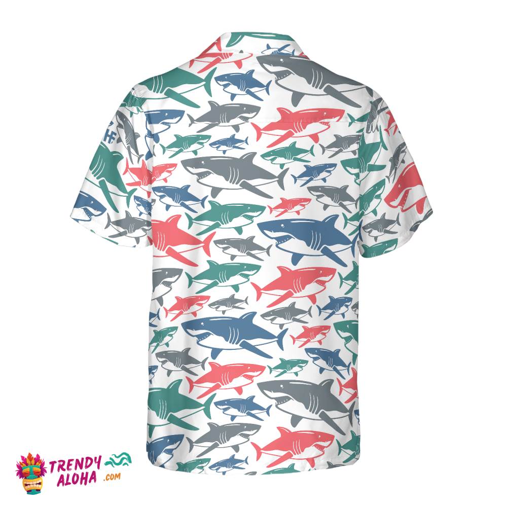 Shark Pattern 14 Hawaiian Shirt