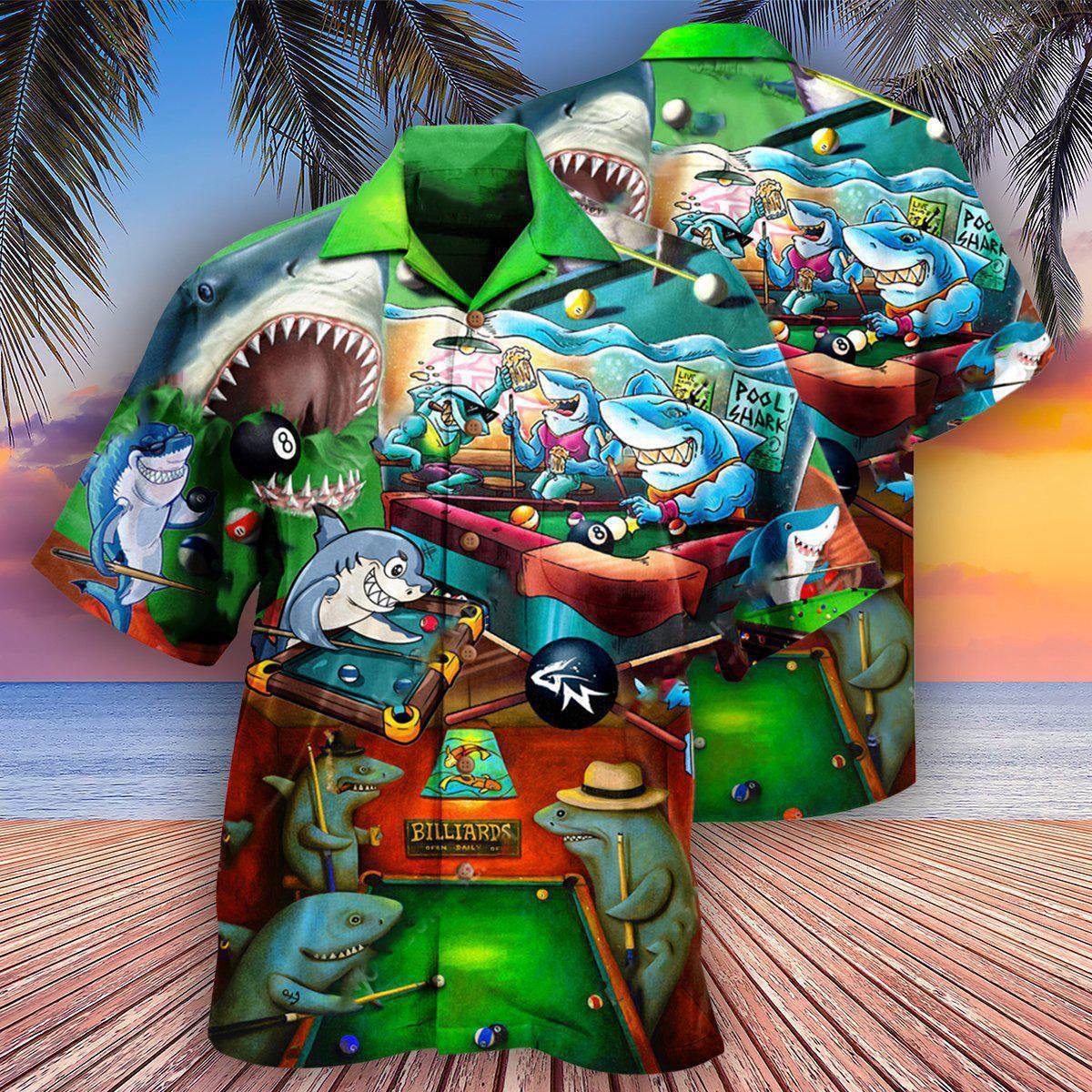 Shark Pool So Much Fun Hawaiian Shirt