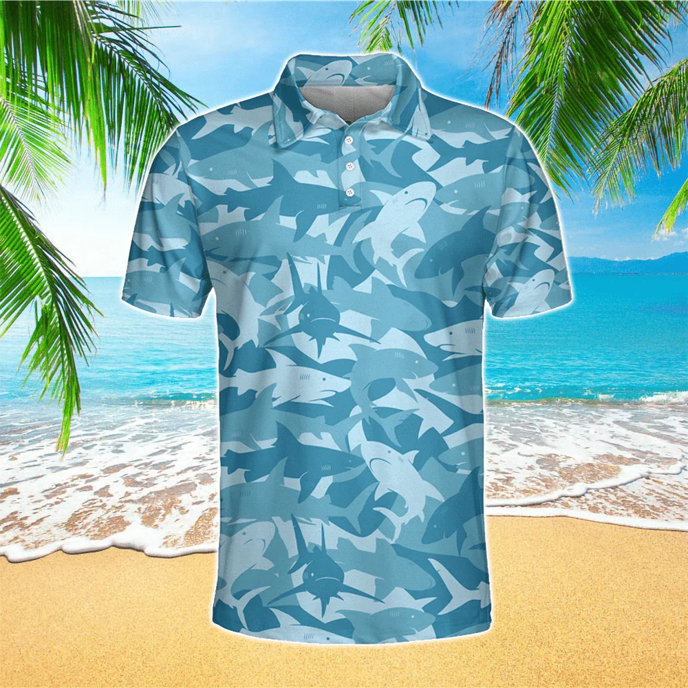 Shark Trendy Hawaiian Shirt, Aloha Shirt For Shark Lover