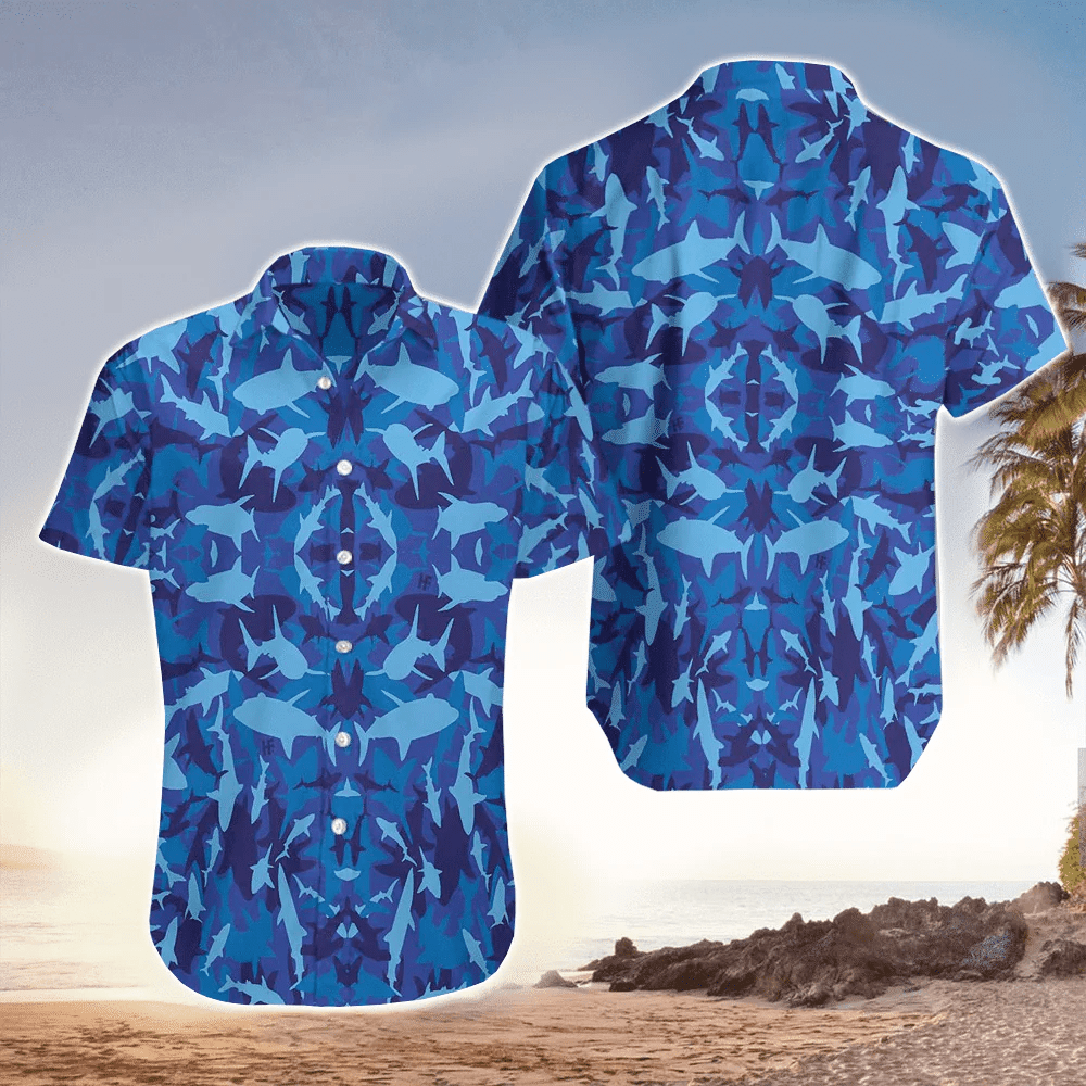 Shark Trendy Hawaiian Shirt For, Aloha Shirt For Shark Lover