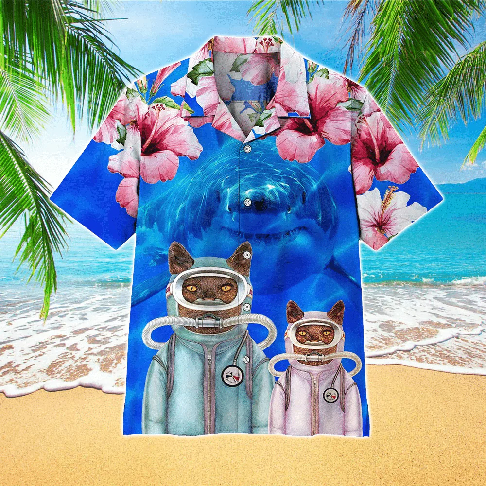 Shark Trendy Hawaiian Shirt For Shark Lovers