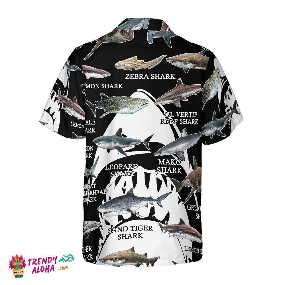 Sharks Of The World Hawaiian Shirt