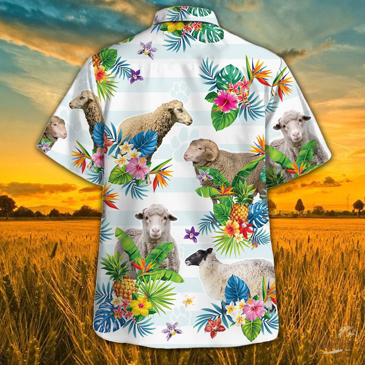 Sheep Tropical Flower Trendy Hawaiian Shirt Summer Gifts