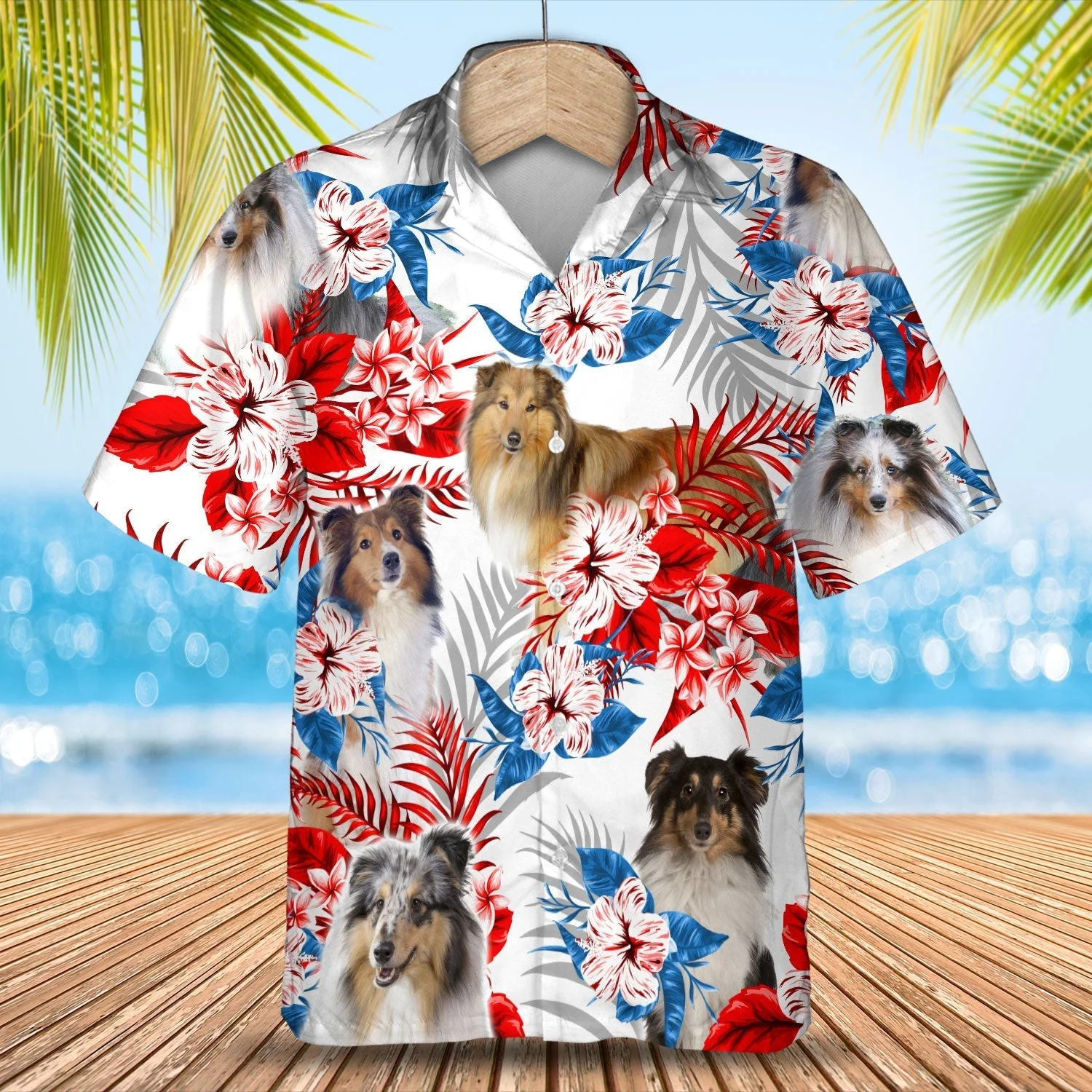 Shetland Sheepdog Trendy Hawaiian Shirt – Gift For Summer, Summer Aloha Shirt, Trendy Hawaiian Shirt For Men And Women