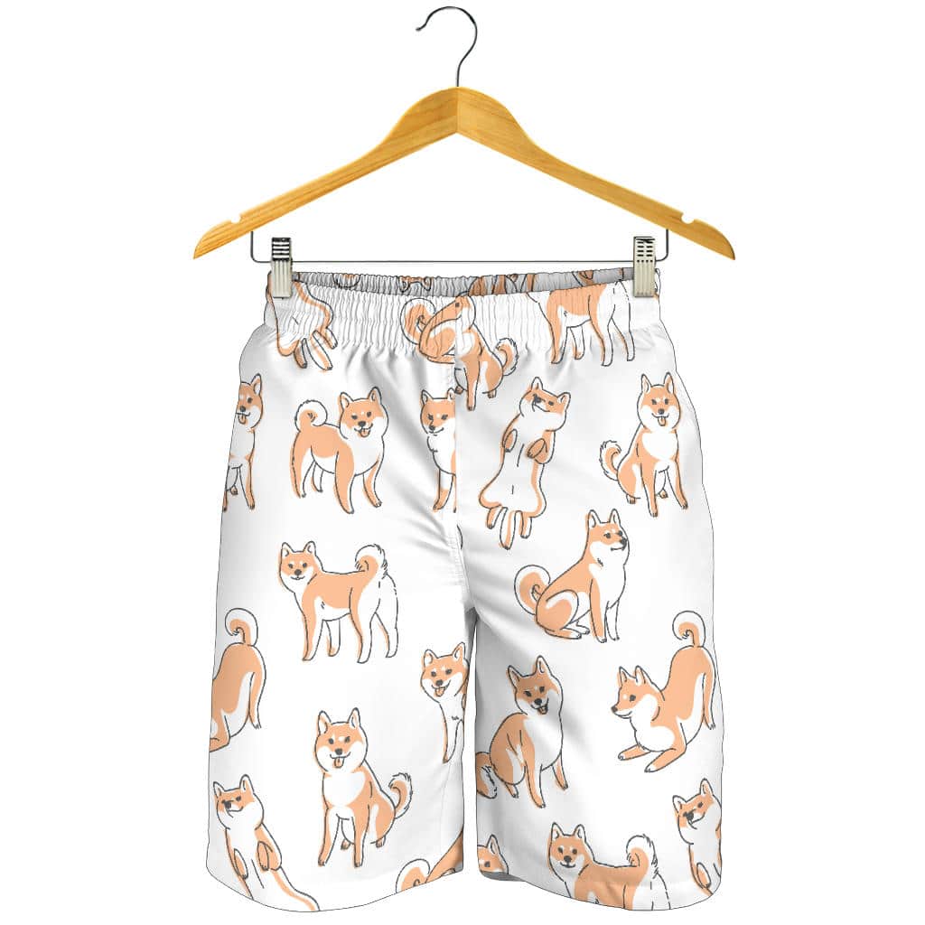 Shiba Inu Dog Pattern For Men Women Kid Shorts