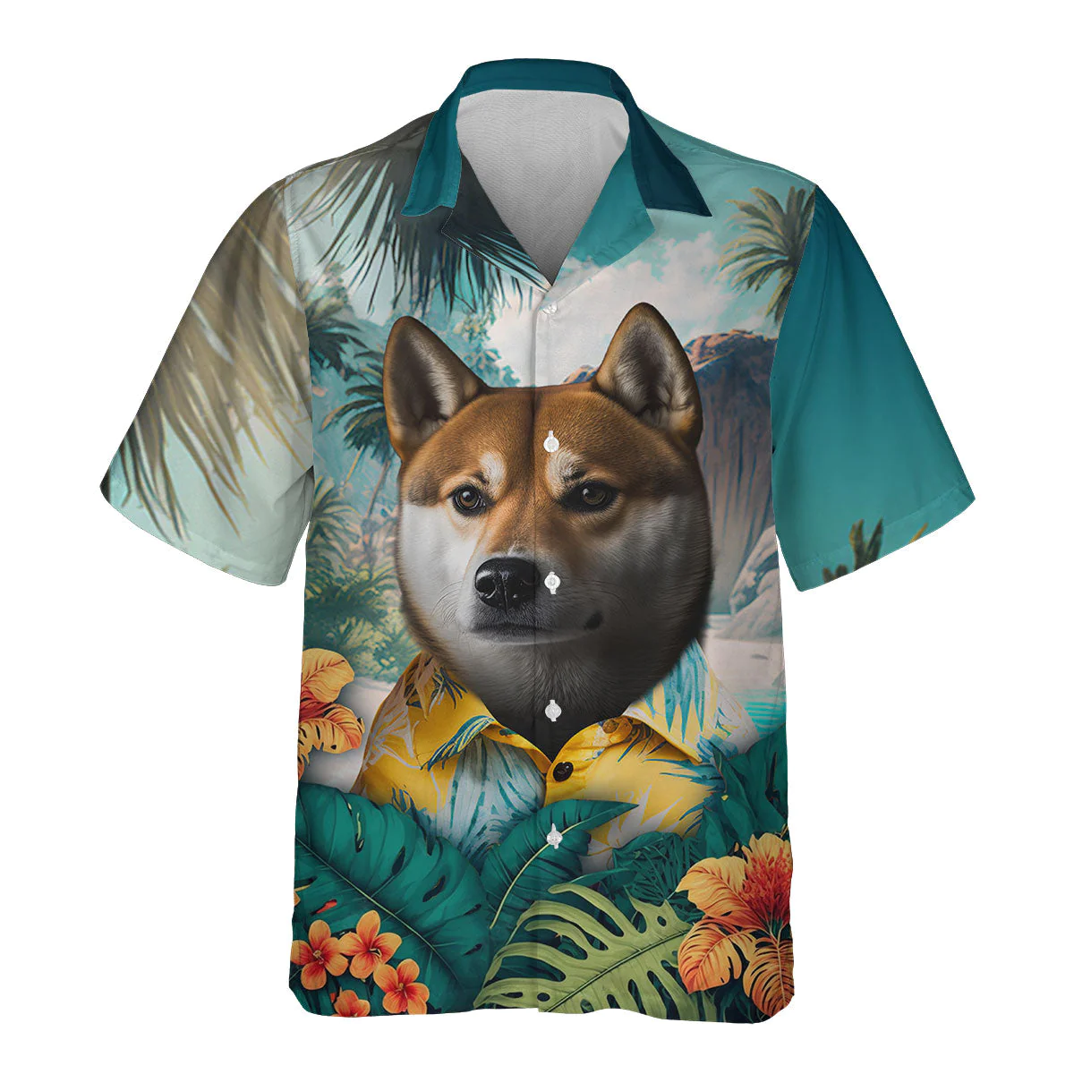 Shiba Inu Japan’S Pride Expressed In 3D Hawaiian Tropical Shirt