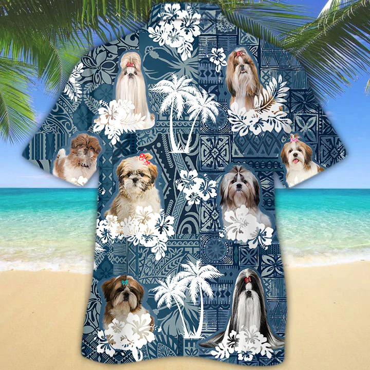 Shih Tzu Trendy Hawaiian Shirt