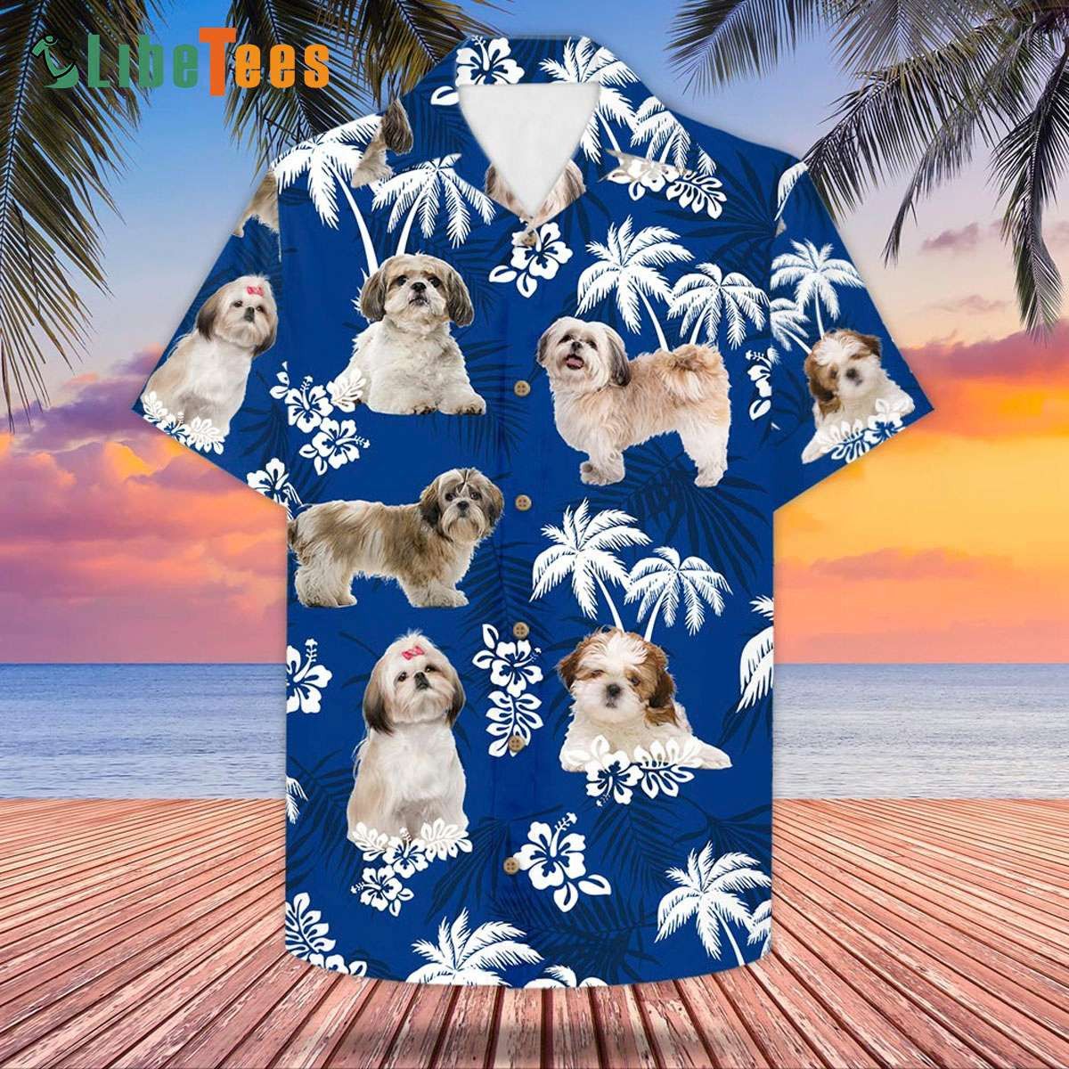 Shih Tzu Trendy Hawaiian Shirt, Dog Trendy Hawaiian Shirt Perfect Gifts For Your Loved Ones