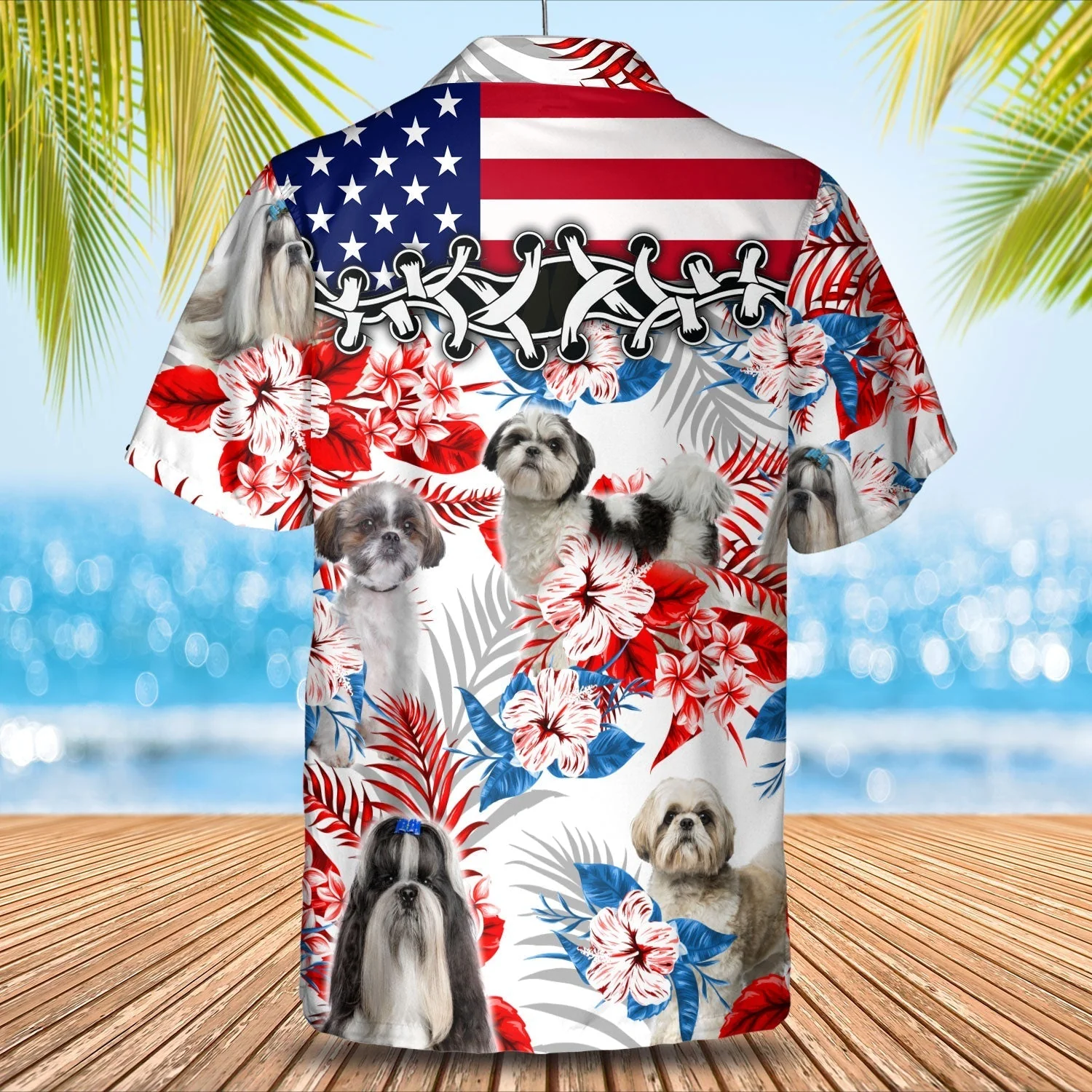 Shih Tzu Trendy Hawaiian Shirt Gift For Summer, Summer Aloha Shirt, Trendy Hawaiian Shirt For Men And Women