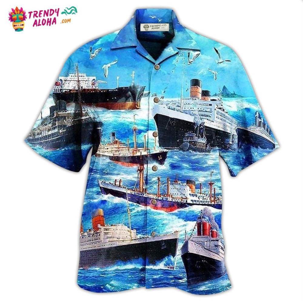 Ship Love Ocean And Sky Hawaiian Shirt – Trendy Aloha