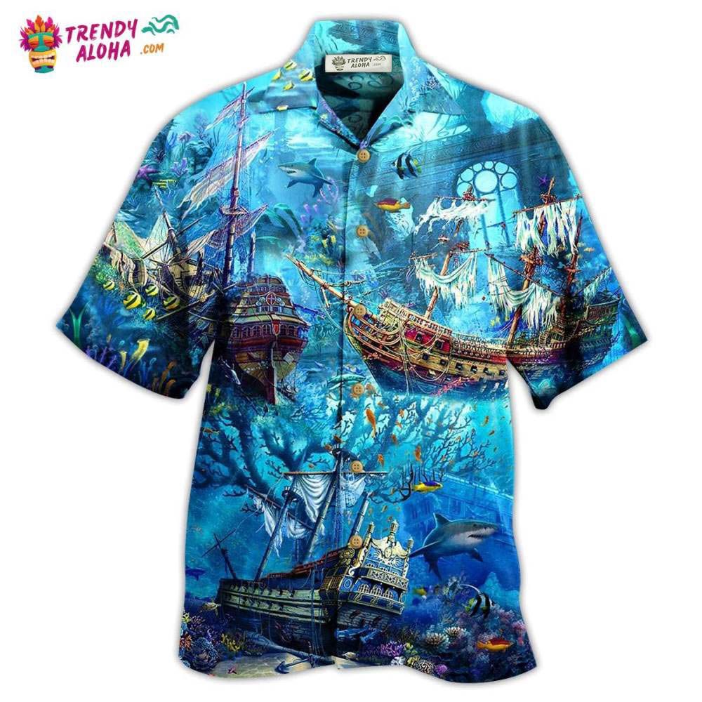 Ship Underwater Treasures The Forgotten Ship Hawaiian Shirt – Trendy Aloha Ship Underwater Treasures The Forgotten Ship Hawaiian Shirt – Trendy Aloha